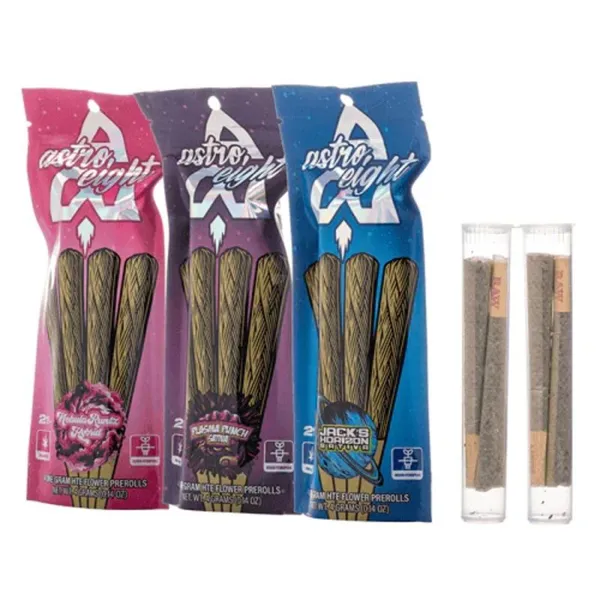 Astro Eight HTE Flower Pre Rolls (4 ct)